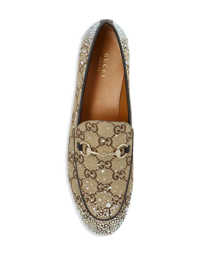 Gucci Gucci Jordaan Crystal Embellished Loafers 4