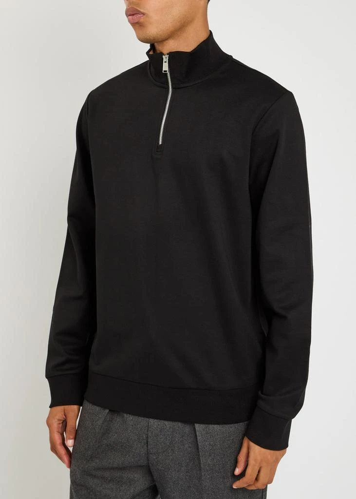 Hugo Boss Stimmann half-zip cotton-blend sweatshirt 2