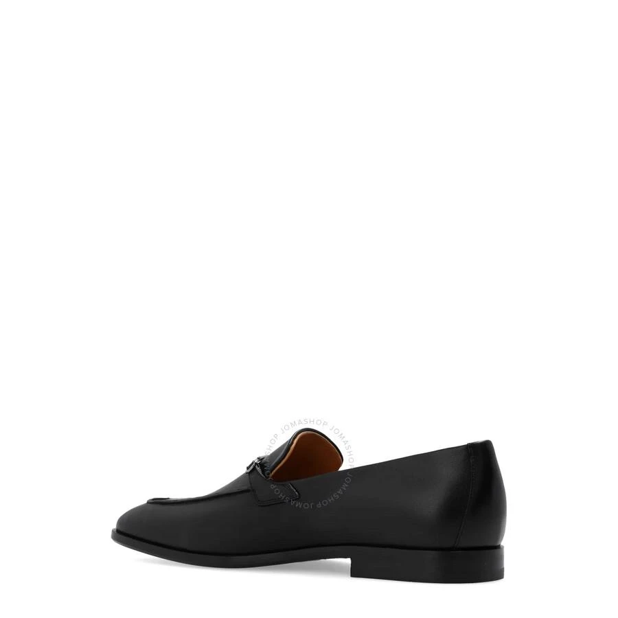 Salvatore Ferragamo Ferragamo Black Fedro Gancini Ornament Moccasin, Size 5.5 EEE 3