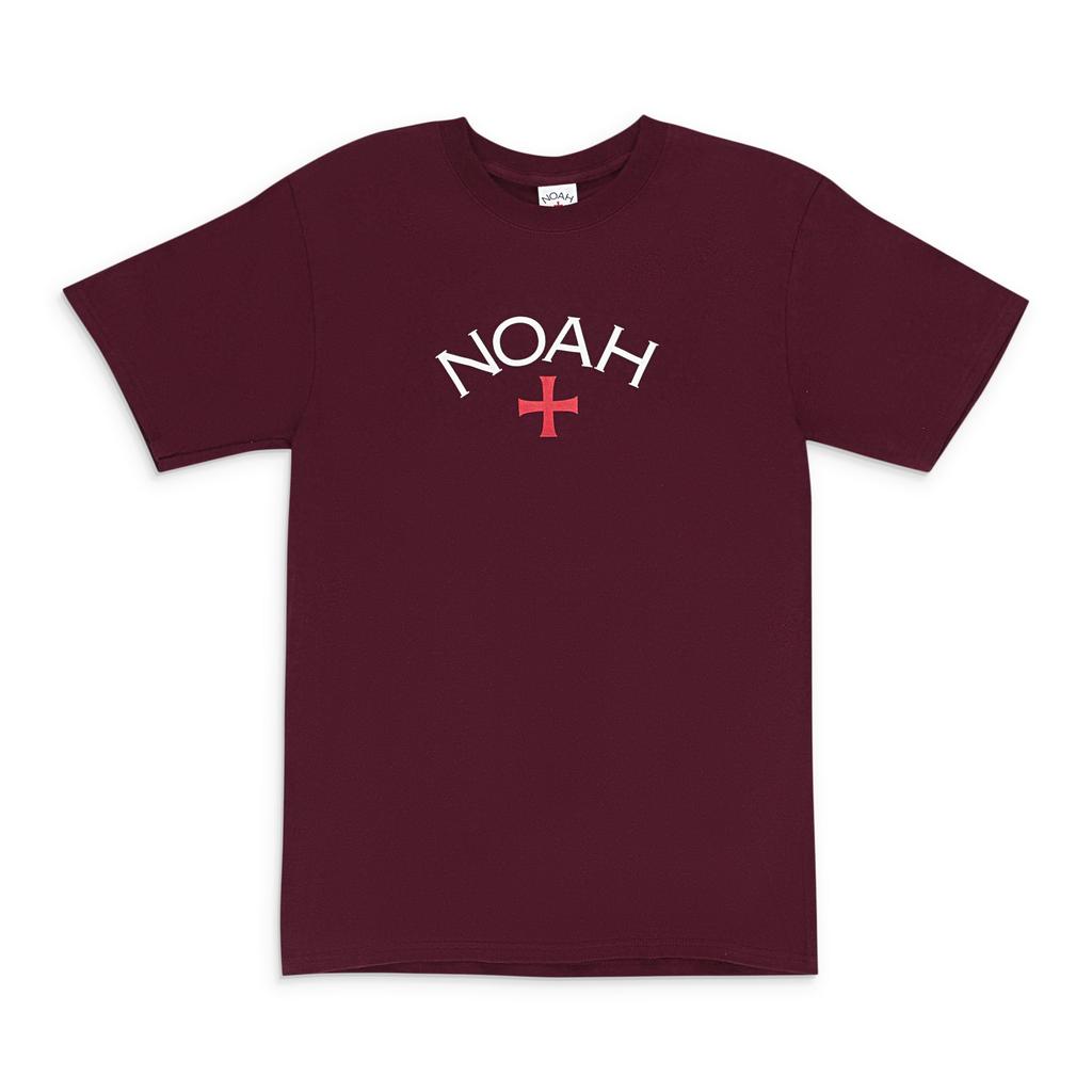 Noah CORE LOGO MAROON T-SHIRT