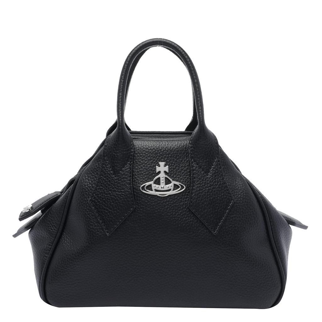 【VivienneWestwood】Yasmina ラージ レザー ショルダーバッグ 送関込□Vivienne Westwood□Yasmina ラージショルダーバッグ