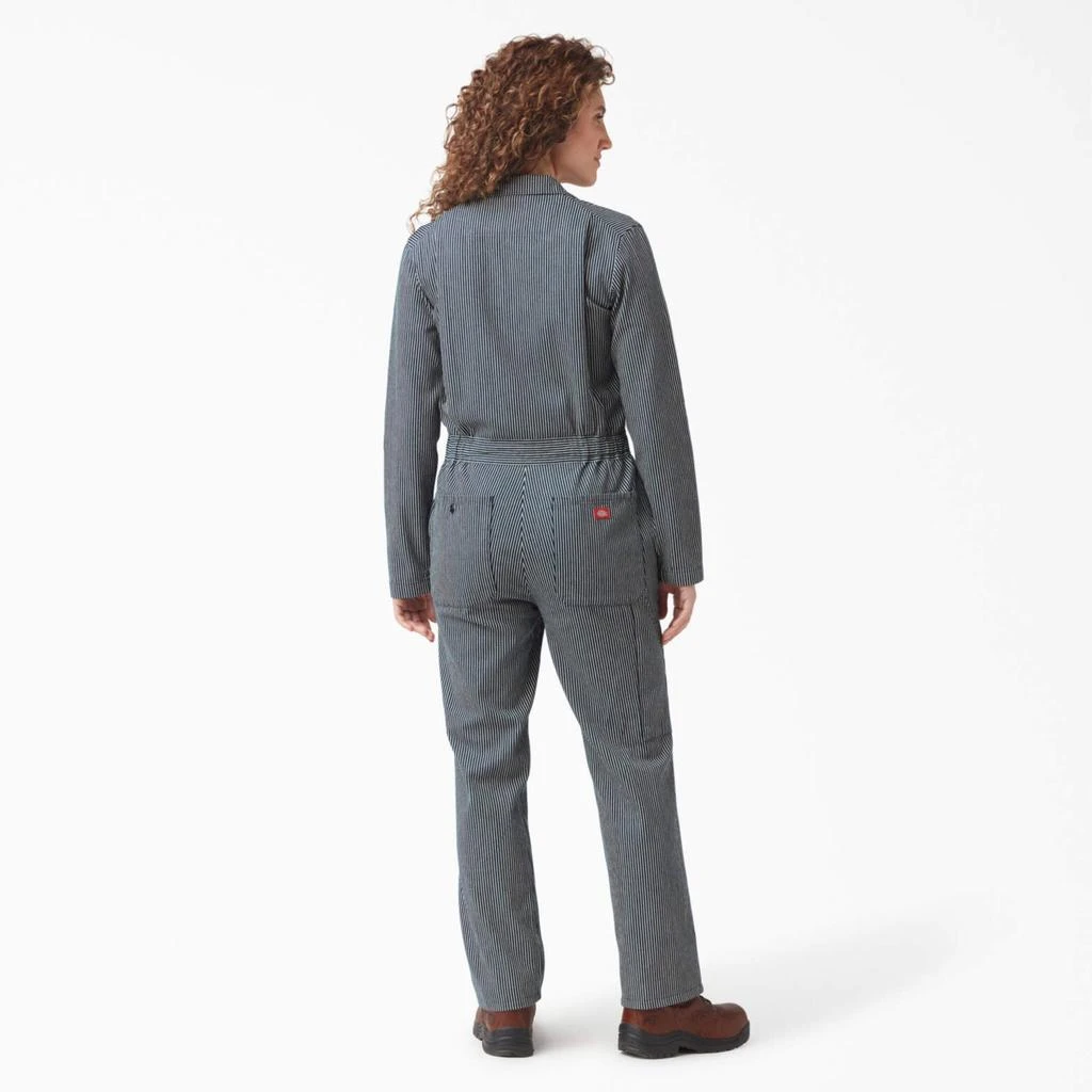 DICKIES Women's Long Sleeve Hickory Stripe Coveralls 2