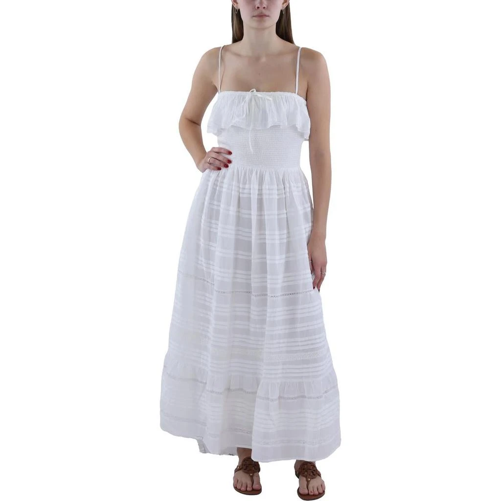 Vineyard Vines Womens Full Length Smocked Maxi Dress 1