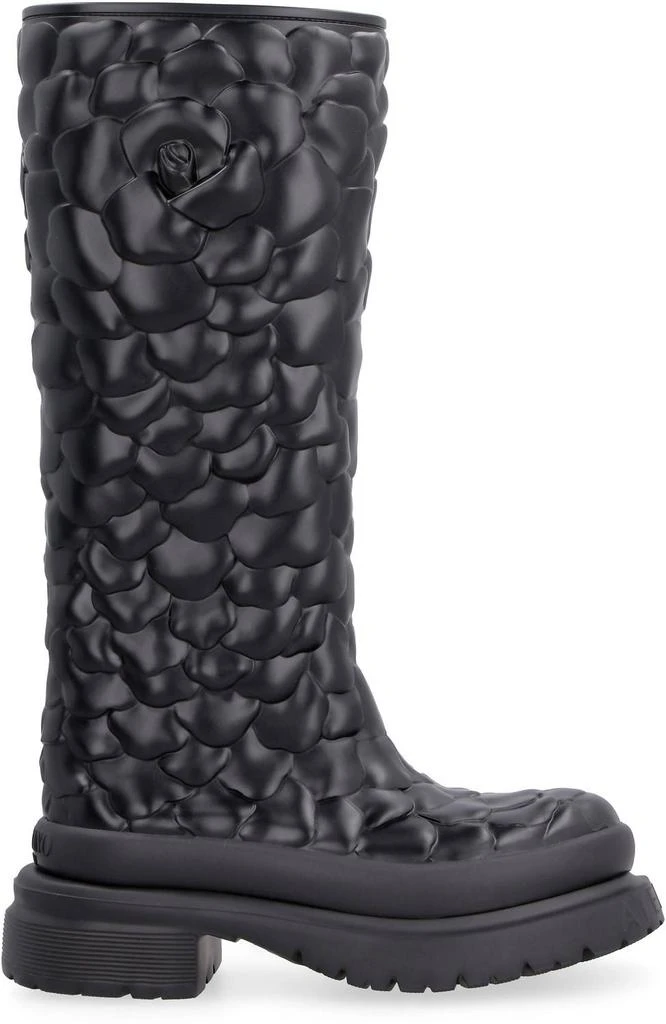 Valentino Valentino Garavani - Women's Atelier 03 Rose Rubber Boots 1