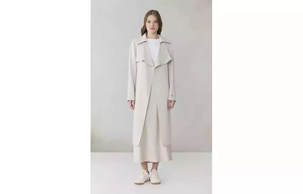 Soia 
Kyo Women
s Shirt Collar Trench Coat