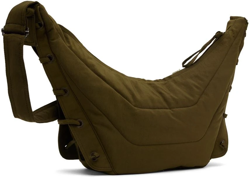 Lemaire SSENSE Exclusive Khaki Medium Soft Game Bag 3