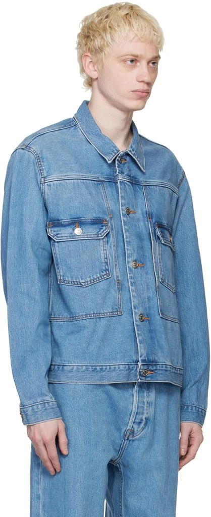 Calvin Klein Blue Utility Denim Jacket 2