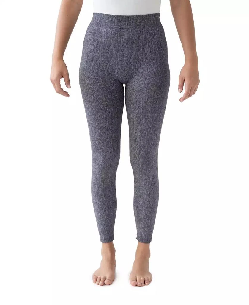 MUK LUKS Women's Faux Denim Leggings 1