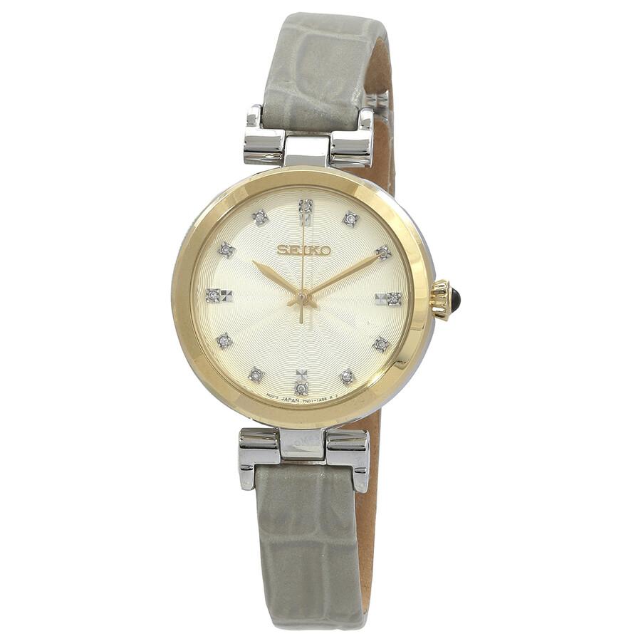 アナログ腕時計 SEIKO | Dress Quartz Diamond White Dial Ladies Watch SRZ545 Seiko Dress Quartz Diamond White Dial Ladies Watch SRZ545