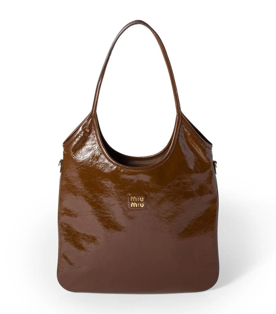 Miu Miu Patent Naplak Leather Ivy Tote Bag 1