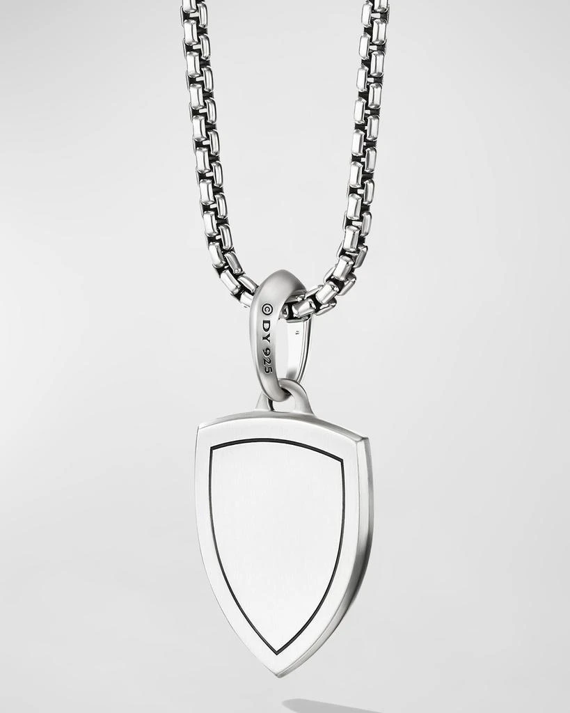 David Yurman Men's St. Michael Pendant in Silver, 26mm 3