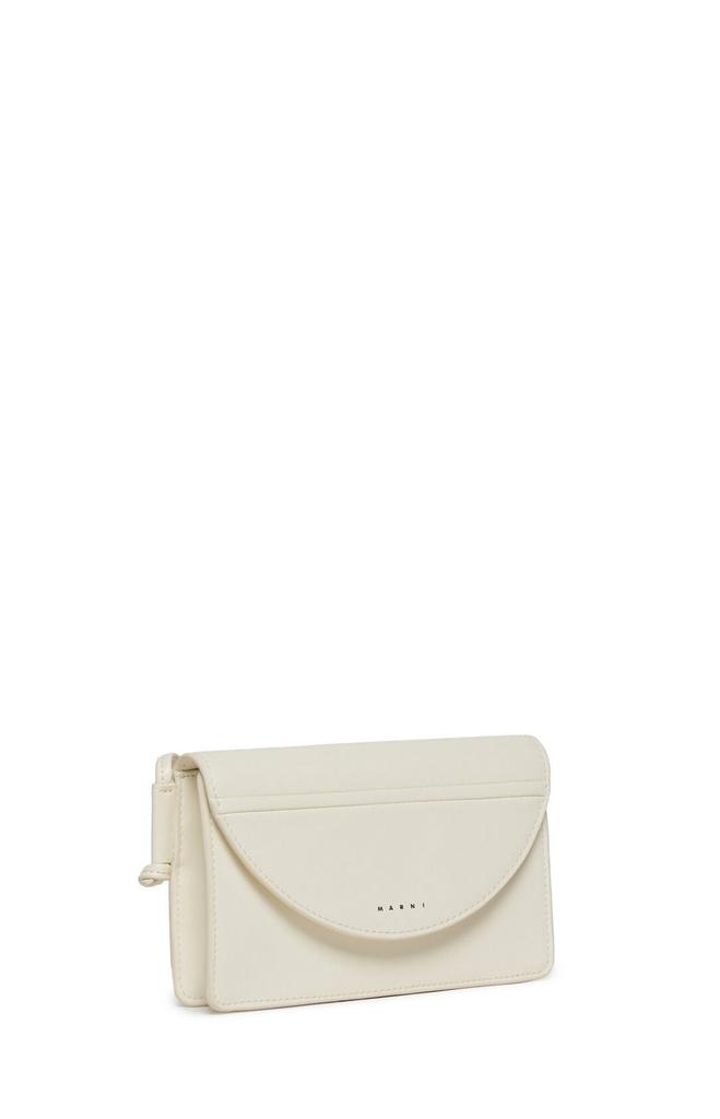 Marni Marni Kids Logo Printed Foldover Top Shoulder Bag
