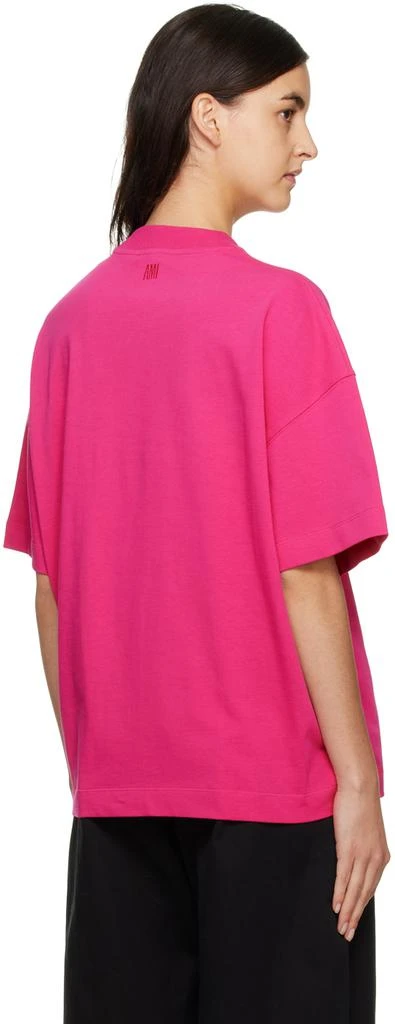 AMI Paris Pink Ami De Cœur T-Shirt 3