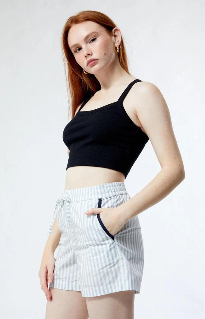 Obey Serena Striped Utility Shorts 2