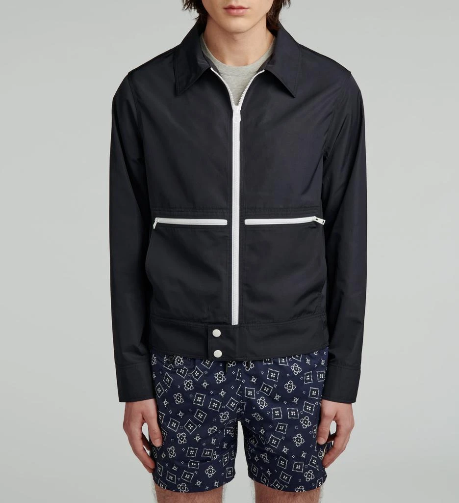 Fursac Blouson En Tissu Technique Nuit - Marine - Homme 1