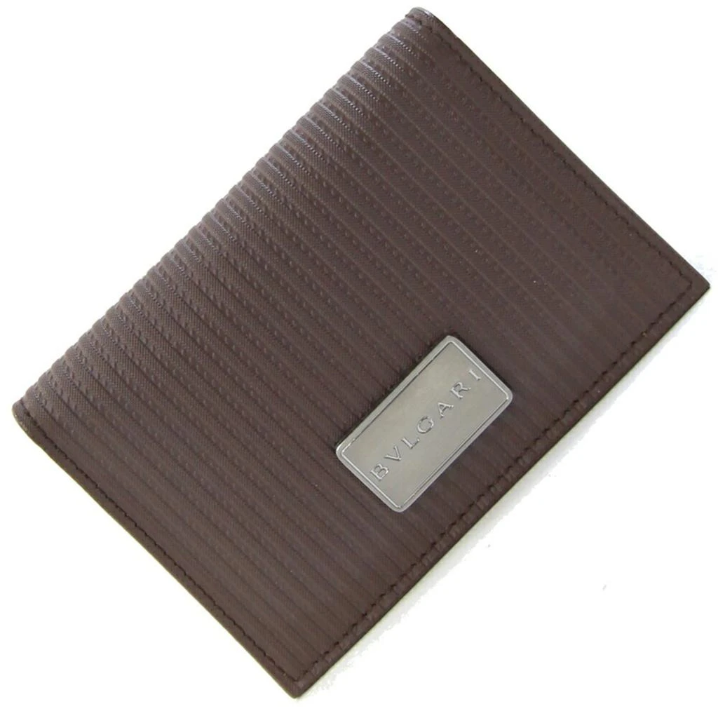 BVLGARI Pvc Leather Business Card Case (Pre-Owned)