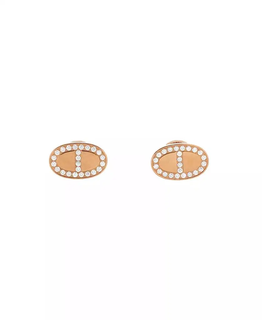 Pre-Owned HERMÉS Chaine d'Ancre Contour Stud Earrings