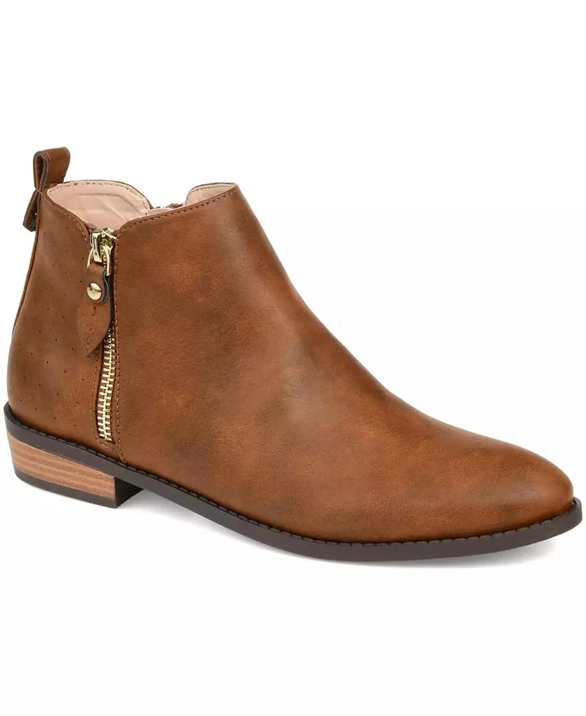 Journee Collection Women's Ellis Side Zip Ankle Booties 30