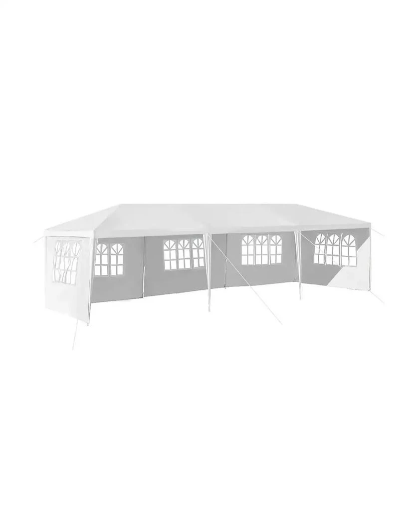 SUGIFT 10 x 30 Feet Canopy Tent with 5 Removable Sidewalls for Party Wedding