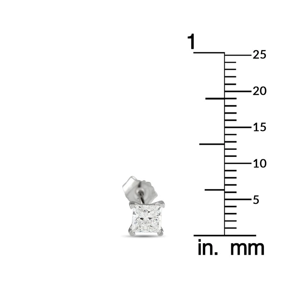 LB Exclusive 14K White Gold 1.0ct Lab-Grown Diamond Earrings MF13-051525 4