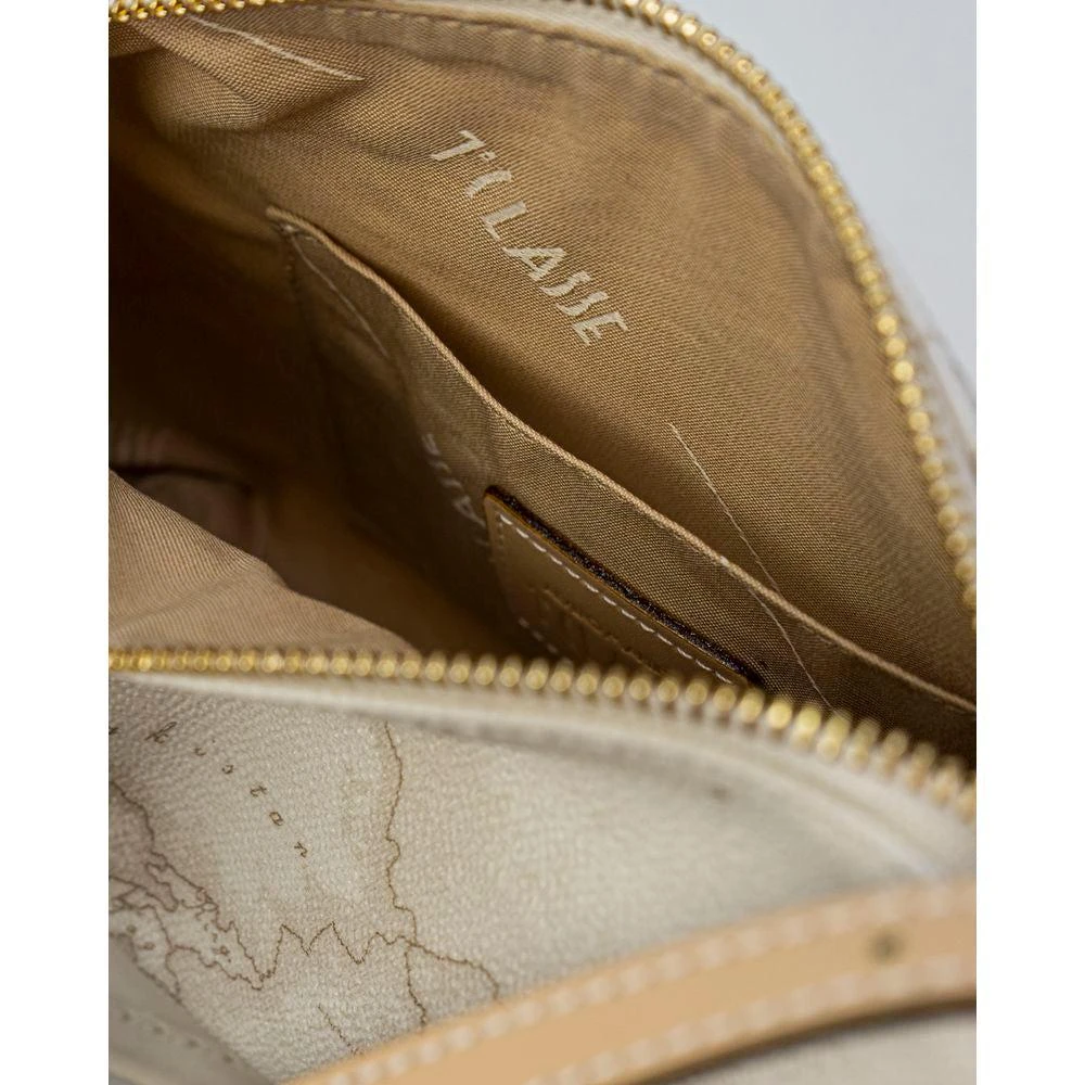 Alviero Martini Prima Classe White Leather Handbag 4