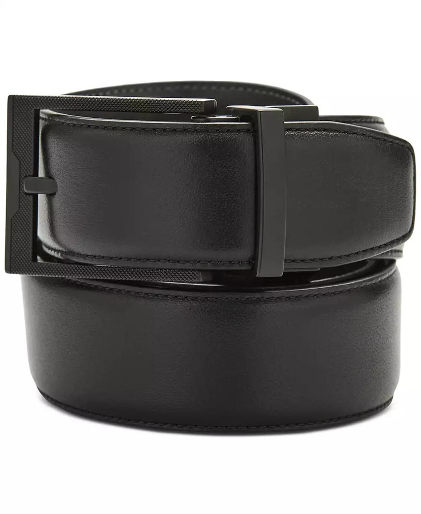 Perry Ellis Men's Black Stanely Belt