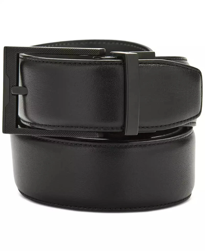 Perry Ellis Men's Black Stanely Belt 1
