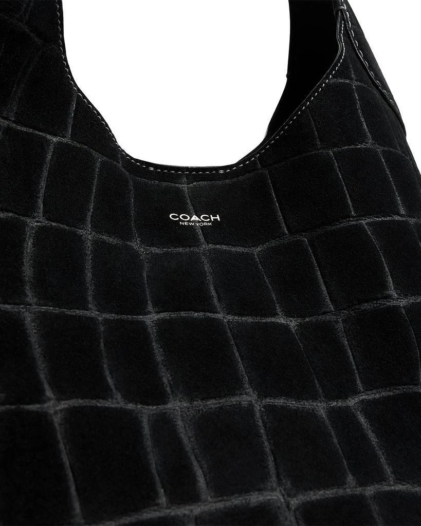 Coach Croc Embossed Leather Brooklyn Shoulder Bag 28 7