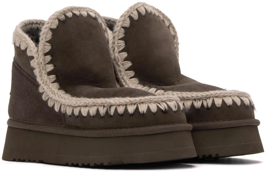 Mou SSENSE Exclusive Brown 18 Boots 4