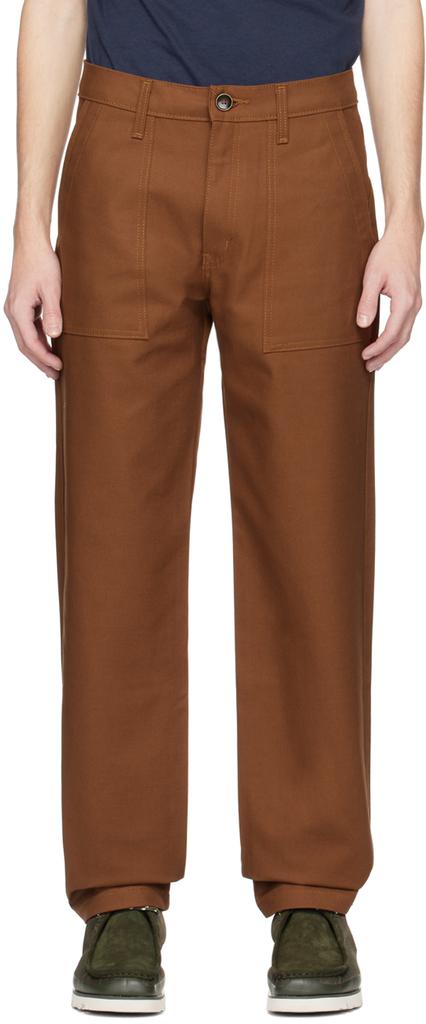 Naked & Famous Brown Work Trousers