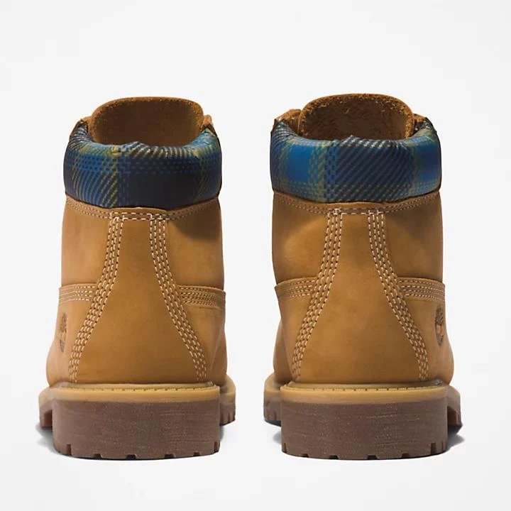 Timberland Timberland® Premium 6 Inch Boot for Youth in Yellow/Blue 5