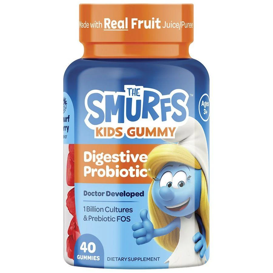 The Smurfs Kids Digestive Probiotic Gummies Berry 1