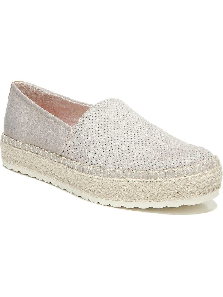 Dr. Scholl's Shoes Sunray Womens Faux Suede Slip On Platforms 6
