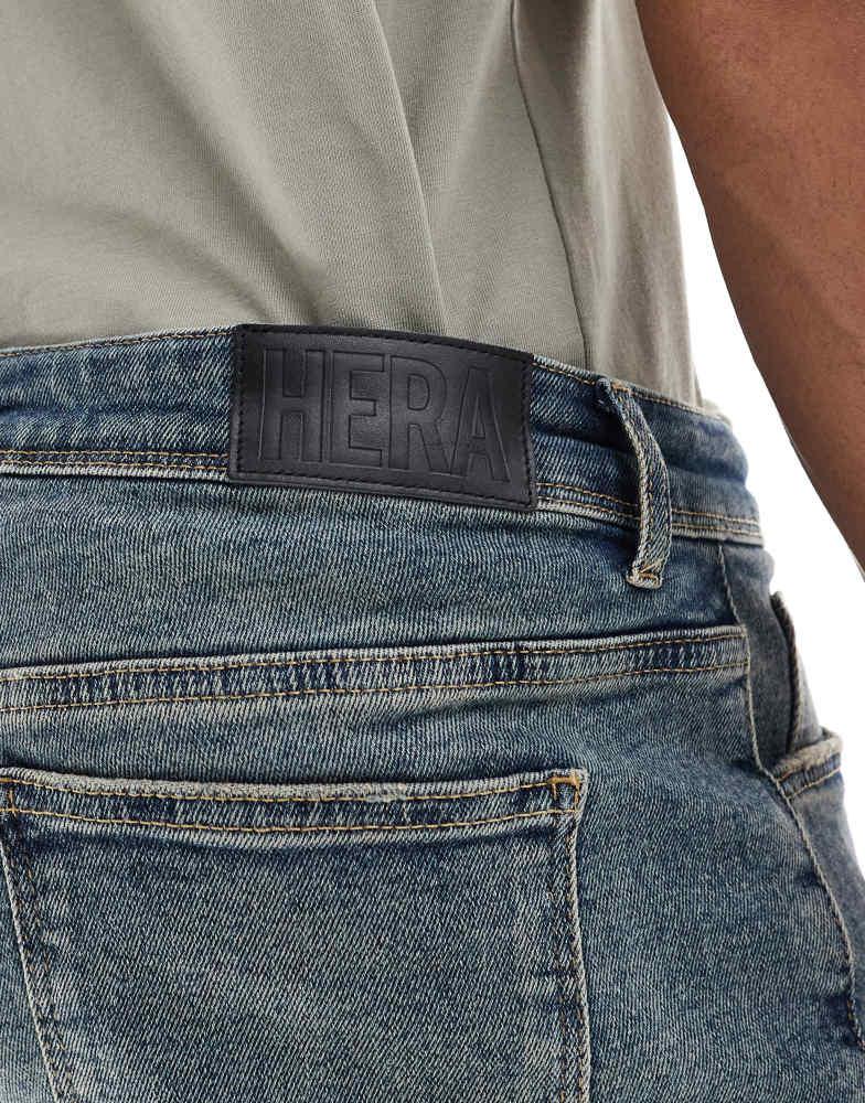 HERA Hera Mens slim fit short in blue sand