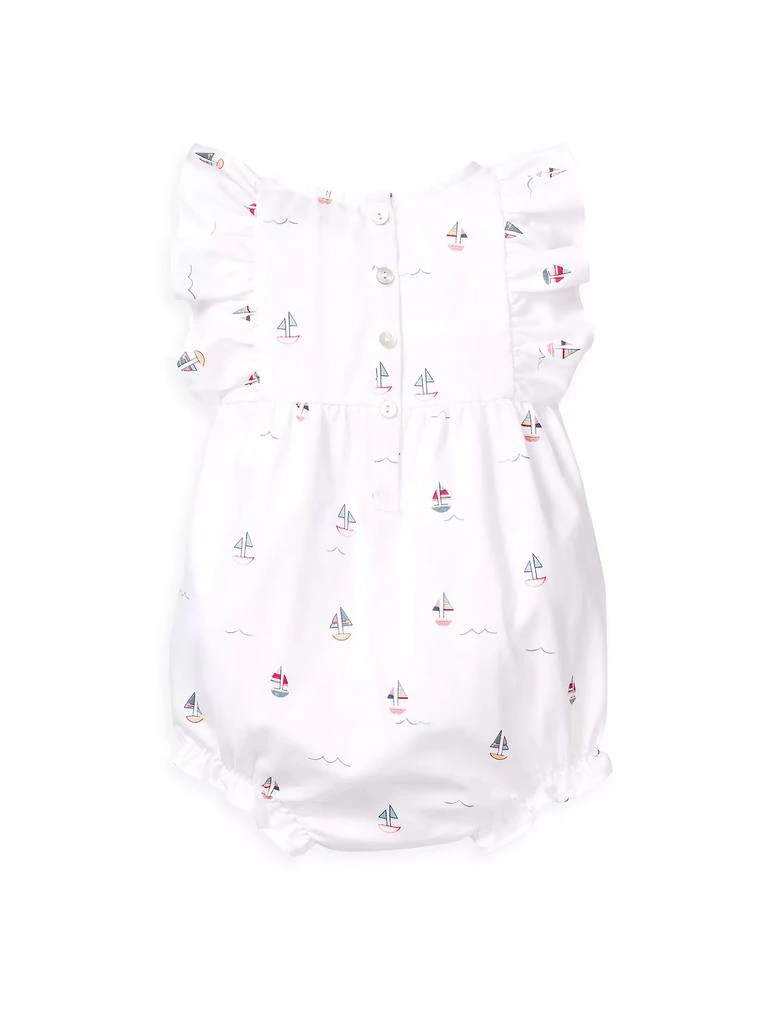 Petite Plume Baby Girl's Bateau Ruffled Romper 2