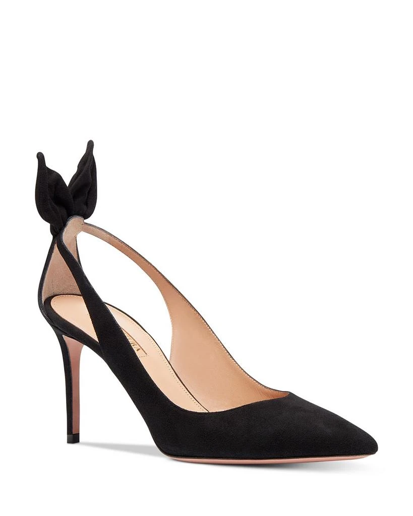 Aquazzura Women's Bow Tie 85 Pumps 1