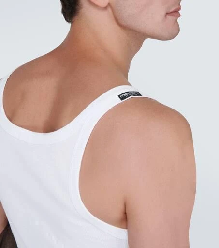 Dolce & Gabbana Logo cotton tank top 5