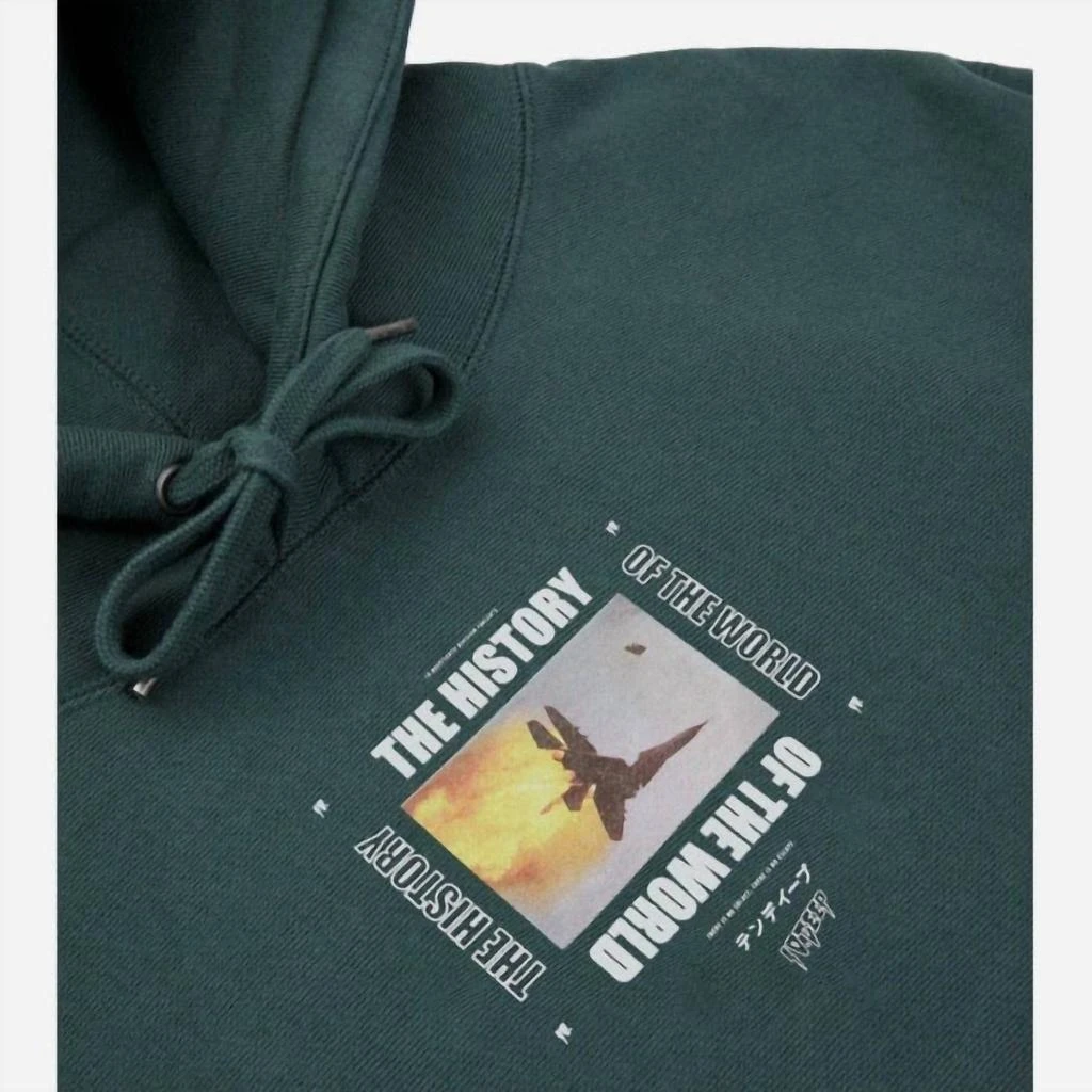 10.DEEP Mens' History Of The World Hoodie In Green 2