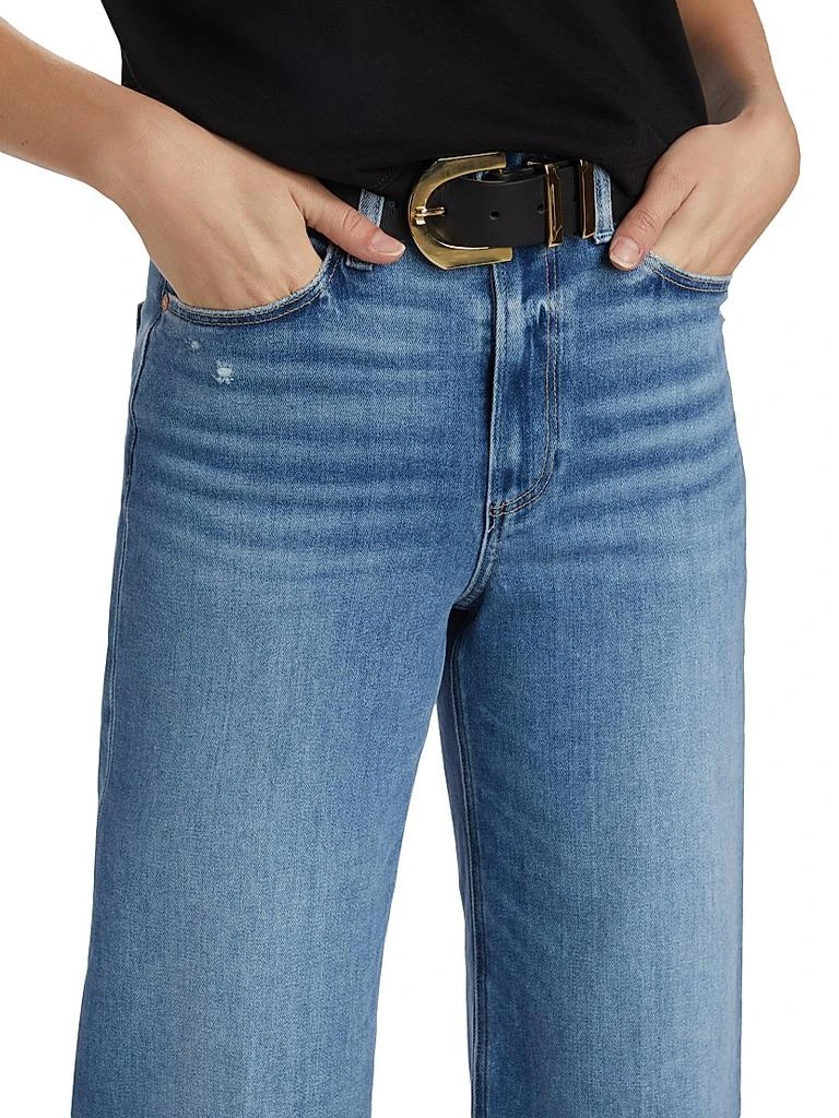 Paige Anessa Cropped Straight-Leg Jeans 6