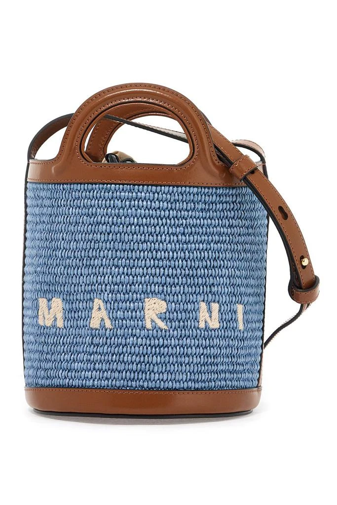 Marni raffia tropicalia bucket bag 1