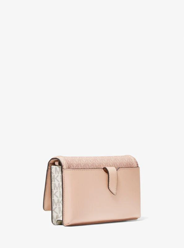 Michael Kors Jet Set Small Two-Tone Logo Smartphone Crossbody Bag 3