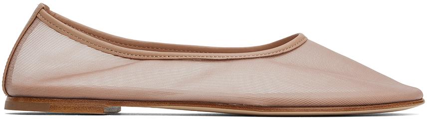Dear Frances Pink Balla Mesh Ballerina Flats