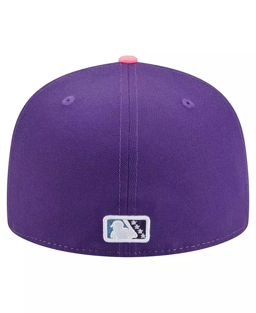 New Era Men's White/Purple Jersey Shore BlueClaws Copa de la Diversion 59FIFTY Fitted Hat 4