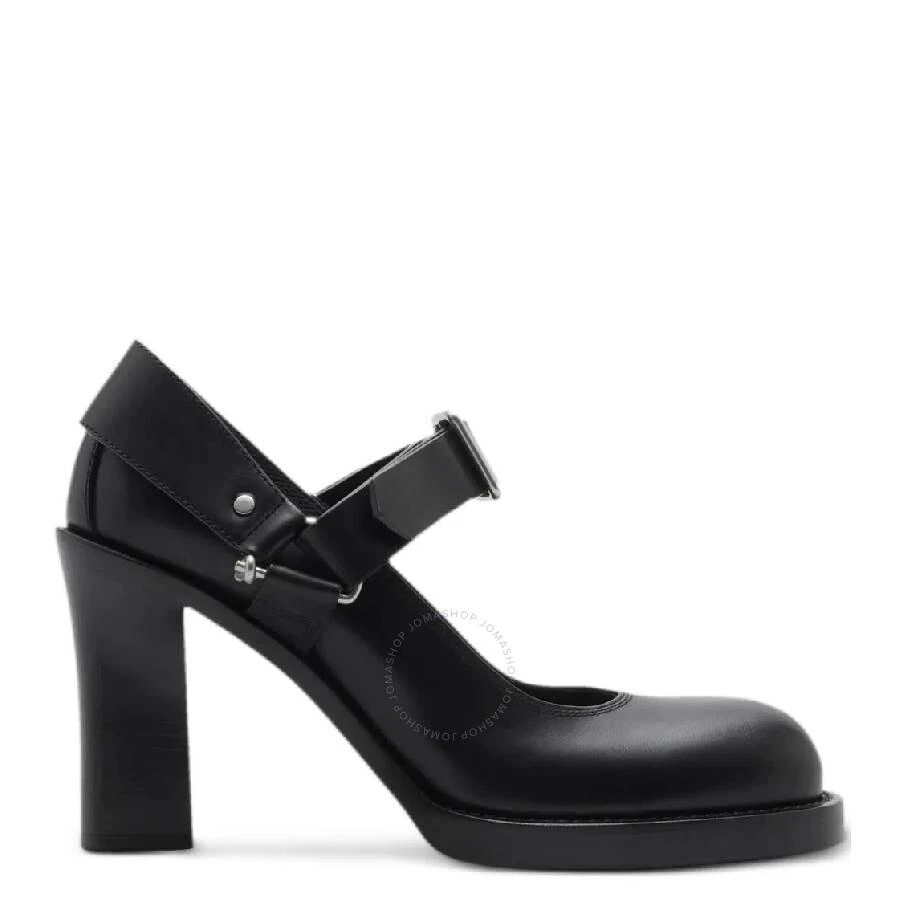 Burberry Stirrup Buckled Strap Leather Pumps 1