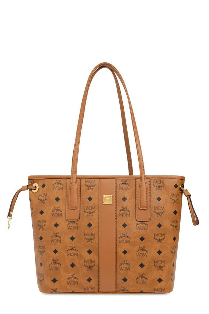 MCM MCM Allover Logo Printed Shopper Bag 1