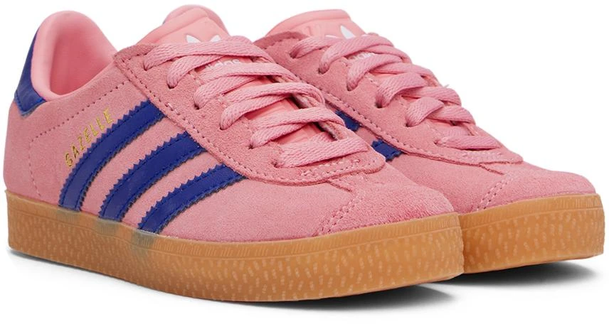 Adidas Little Kids Pink & Blue Gazelle Sneakers 4