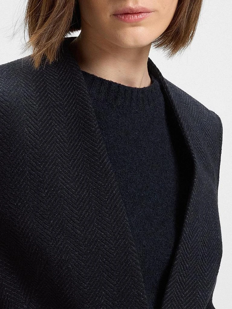 Hugo Boss Crease-Resistant Regular-Fit Blazer in Herringbone Jersey 4