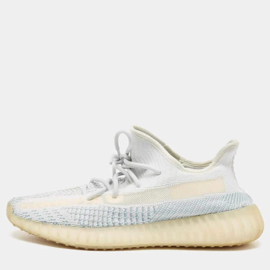 YEEZY Yeezy x Adidas Blue/White Knit Fabric Boost 350 V2 Cloud White Sneakers Size 43 1/3 1