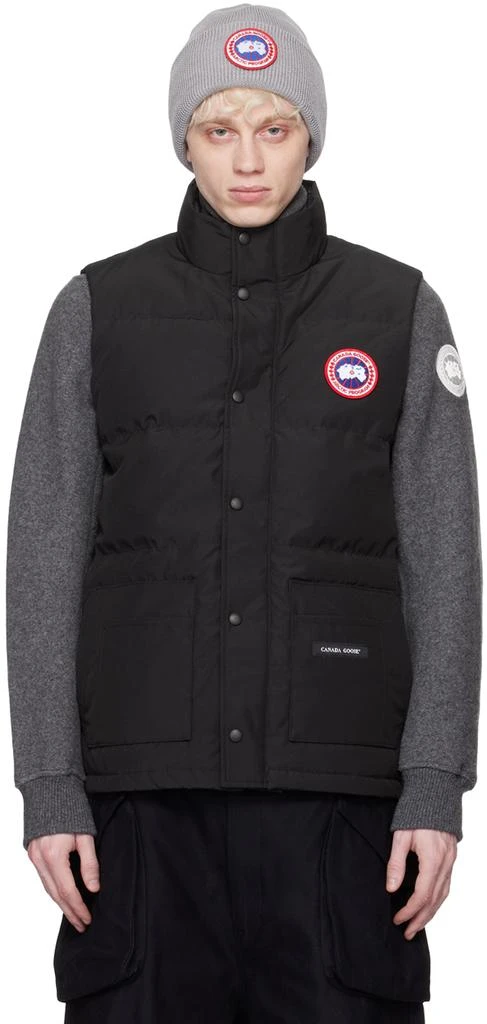 Canada Goose Black Freestyle Crew Down Vest