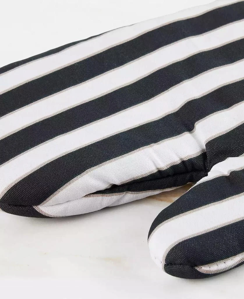 Kate Spade Botanical Stripe Oven Mitt 2-Pack Set, 7" x 13" 3
